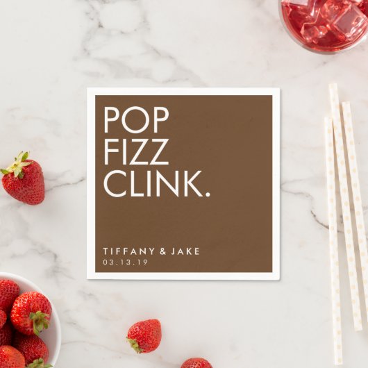 Napkin - Pop Fizz Clink Servetten (Insitu)