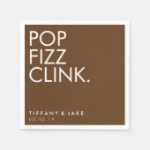 Napkin - Pop Fizz Clink Servetten (Voorkant)