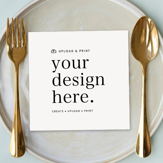 Napkin Your Design Upload Servet