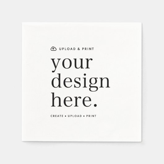 Napkin Your Design Upload Servet (Voorkant)