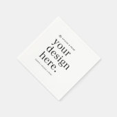 Napkin Your Design Upload Servet (Hoek)