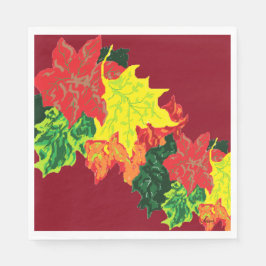 Napkins Autumn Leaves Servetten