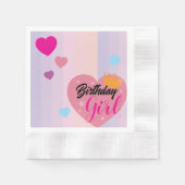 Napkins for birthdays servet (Voorkant)