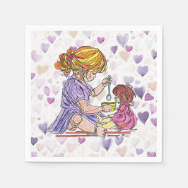 Napkins Little Girl en Baby Doll Servet