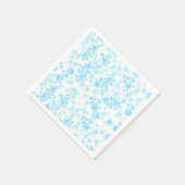 Napkins Saint Colette Juni Rozen capri blauw Servet (Hoek)