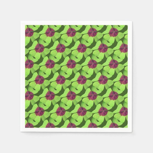 Napkins (Shamrocks) St. Patricks Day Servet (Voorkant)