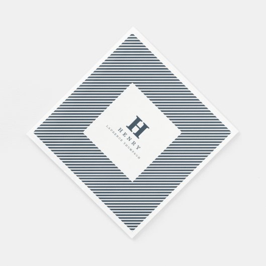 NAPKINS VAN DE initiaal GRADUATION Party Servet (Hoek)