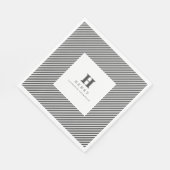 NAPKINS VAN DE initiaal GRADUATION Party Servet (Hoek)