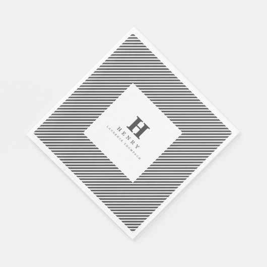 NAPKINS VAN DE initiaal GRADUATION Party Servet (Hoek)