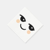 NAPKINS VAN HET WIT-PAPIERPAPIER VAN DE KUTE SERVETTEN (Hoek)