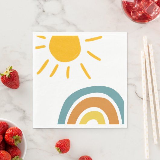 Napkins voor Hier komt de Son Bundle Servet (Insitu)