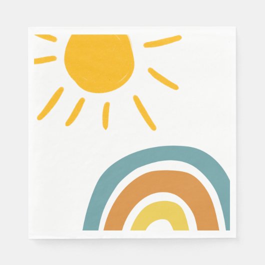 Napkins voor Hier komt de Son Bundle Servet (Voorkant)