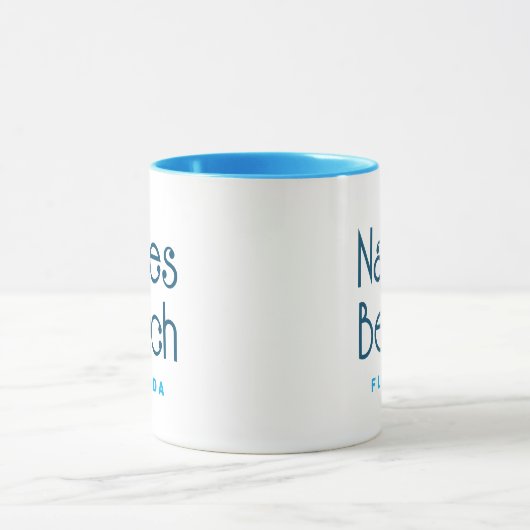 Naples Beach Florida Coffee Mok (Midden)