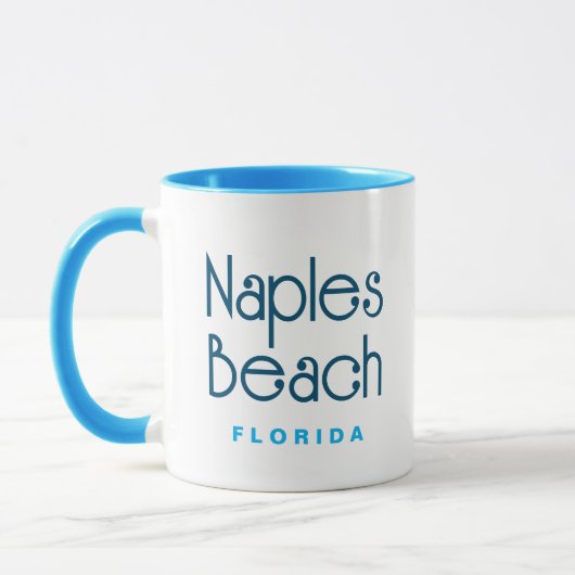 Naples Beach Florida Coffee Mok (Links)