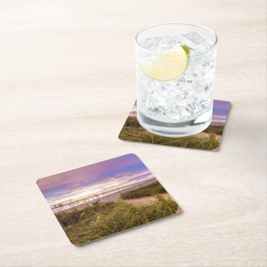 Naples Beach Florida Kartonnen Onderzetters (Insitu)