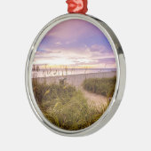 Naples Beach Florida Metalen Ornament (Links)