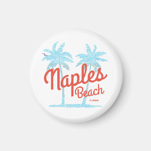 Naples Beach Florida USA koraal Type palmen Magneet