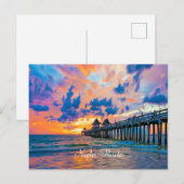 Naples, Florida scenic Postcard Feestdagenkaart (Voorkant / Achterkant)
