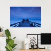 Naples Pier bij zonsopgang Poster (Thuiskantoor)