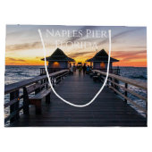 Naples Pier Florida Gift Bag Groot Cadeauzakje (Achterkant)