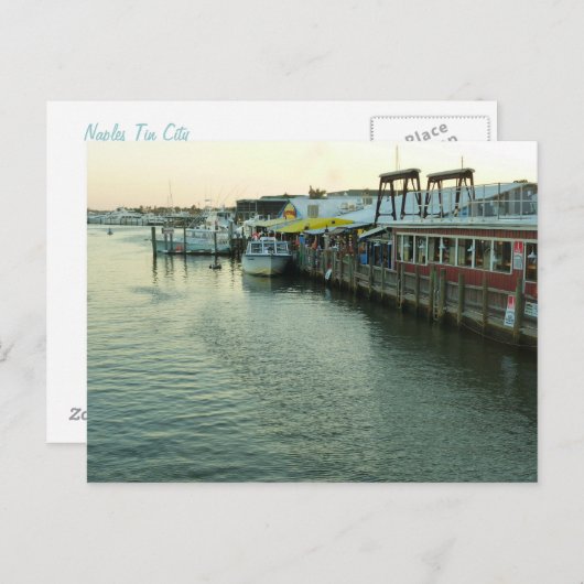 Naples Tin City Briefkaart (Voorkant / Achterkant)