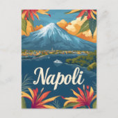 Naples Vesuvius Briefkaart (Voorkant)