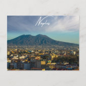 Naples Vesuvius Briefkaart (Voorkant)