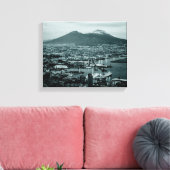 Naples Vesuvius Canvas Afdruk (Insitu (Woonkamer))