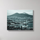 Naples Vesuvius Canvas Afdruk (Voorkant)
