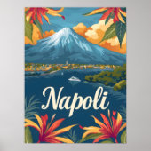 Naples Vesuvius Poster (Voorkant)