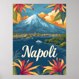 Naples Vesuvius Poster