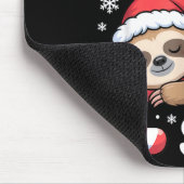 Napng Through The Snow Funny Sloth Candy Cane Xmas Muismat (Hoek)