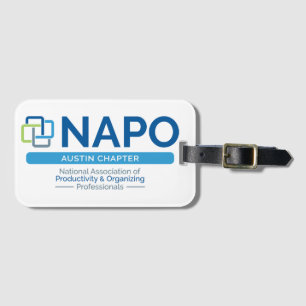 NAPO Austin bagagelabel
