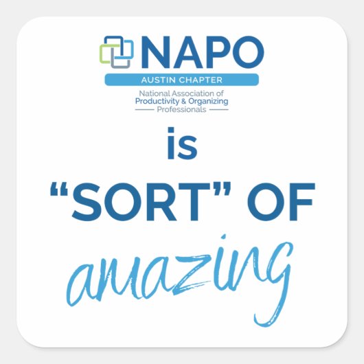 NAPO Austin is een soort geweldige Sticker (Voorkant)