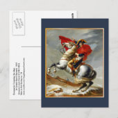 Napolean Bonaparte door Jacques Louis David Briefkaart (Voorkant / Achterkant)