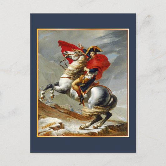 Napolean Bonaparte door Jacques Louis David Briefkaart (Voorkant)