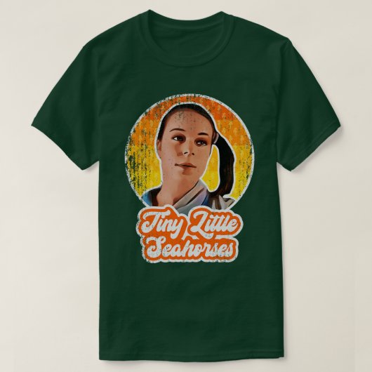 Napolean Dynamite Deb Kleine Zeepaardjes Distre T-shirt (Design voorkant)