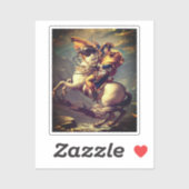 Napoleon aan de Saint-Bernardpas Sticker (Vel)