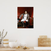 Napoleon Abdicating Fountainbleu Poster (Keuken)