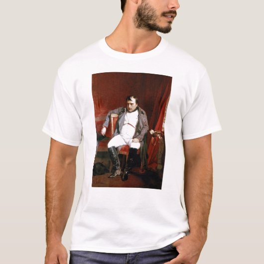 "Napoleon Abdicating Fountainbleu" T-shirt (Voorkant)