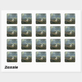 Napoleon Bezoek Bivouac Vierkante Sticker (Vel)