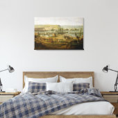 Napoleon Bezoek het kamp in Boulogne Canvas Afdruk (Insitu (Slaapkamer))