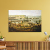 Napoleon Bezoek het kamp in Boulogne Canvas Afdruk (Insitu (Woonkamer))