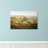 Napoleon Bezoek het kamp in Boulogne Canvas Afdruk (Insitu (Houten vloer))