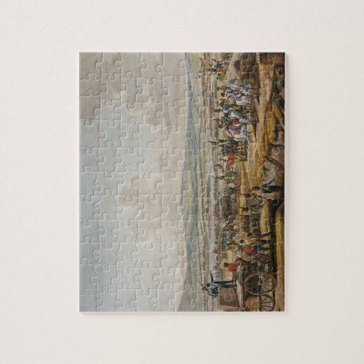 Napoleon Bezoek Siege Works in Danzig onder leidin Legpuzzel (Verticaal)