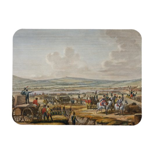 Napoleon Bezoek Siege Works in Danzig onder leidin Magneet (Horizontaal)