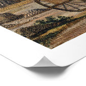 Napoleon Bezoek Siege Works in Danzig onder leidin Poster (Hoek)