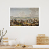 Napoleon Bezoek Siege Works in Danzig onder leidin Poster (Keuken)