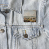 Napoleon Bezoek Siege Works in Danzig onder leidin Vierkante Button 5,1 Cm (In situ)
