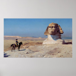 Napoleon bij de Sphinx Poster